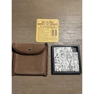 LOWE’S 2.5” SLIDE TILE PUZZLE WITH CASE & INSTRUCTION CARD